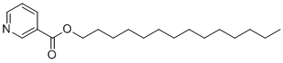 structure of CAS# 273203-62-6, Myristyl Nicotinate;tetradecyl pyridine-3-carboxylate