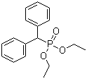二苯甲基亚磷酸二乙酯分子结构 (CAS 27329-60-8)
