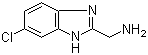 1-(6-Chloro-1H-benzimidazol-2-yl)methanamine molecular structure (CAS 273399-95-4)