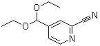4-(Diethoxymethyl)-2-pyridinecarbonitrile molecular structure (CAS 27443-47-6)