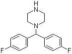 4,4'-Difluorobenzhydrylpiperazine molecular structure (CAS 27469-60-9)