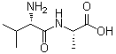 L-Valyl-L-alanine molecular structure (CAS 27493-61-4)