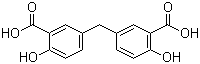 5,5'-亚甲基双水杨酸分子结构 (CAS 27496-82-8)