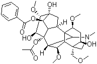 Mesaconitine molecular structure (CAS 2752-64-9)