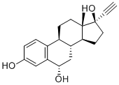 6alpha-Hydroxy-ethinylestradiol molecular structure (CAS 27521-34-2)