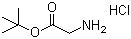 structure of CAS# 27532-96-3, Glycine tert butyl ester hydrochloride;tert-Butyl aminoacetate hydrochloride