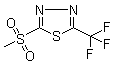 2-(Methylsulfonyl)-5-(trifluoromethyl)-1,3,4-thiadiazole molecular structure (CAS 27603-25-4)