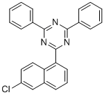 2-(6-chloro-1-naphthalenyl)-4,6-diphenyl-1,3,5-Triazine molecular structure (CAS 2763583-16-8)