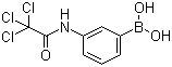 structure of CAS# 276669-74-0, 3-(2,2,2-Trichloroacetamido)phenylboronic acid