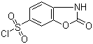 structure of CAS# 27685-90-1, 2-Oxo-2,3-dihydrobenzooxazole-6-sulfonyl chloride