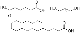 C18-fatty acids dimers polymers with adipic acid and neopentyl glycol molecular structure (CAS 276869-34-2)