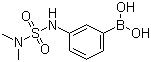结构式 CAS# 277295-50-8, 3-((二甲基氨基磺酰基)氨基)苯硼酸
