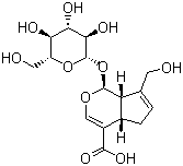 结构式 CAS# 27741-01-1, 京尼平苷酸