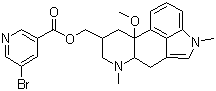 Nicergoline molecular structure (CAS 27848-84-6)