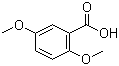 2,5-Dimethoxybenzoic acid molecular structure (CAS 2785-98-0)