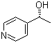 结构式 CAS# 27854-88-2, (R)-(+)-1-(4-吡啶基)乙醇; (1R)-1-(吡啶-4-基)乙-1-醇