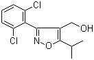结构式 CAS# 278597-30-1, [3-(2,6-二氯苯基)-5-异丙基异恶唑-4-基]甲醇