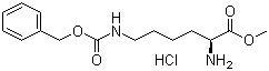 结构式 CAS# 27894-50-4, N'-苄氧羰基-L-赖氨酸甲酯盐酸盐