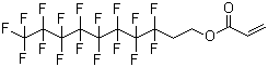 structure of CAS# 27905-45-9, 1H,1H,2H,2H-Heptadecafluorodecyl acrylate;3,3,4,4,5,5,6,6,7,7,8,8,9,9,10,10,10-Heptadecafluorodecyl acrylate
