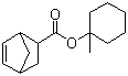 Bicyclo[2.2.1]hept-5-ene-2-carboxylic acid 1-methylcyclohexyl ester molecular structure (CAS 279243-78-6)