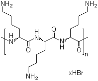 D-Lysine homopolymer hydrobromide molecular structure (CAS 27964-99-4)