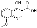 4-Hydroxy-8-methoxy-3-quinolinecarboxylic acid molecular structure (CAS 28027-18-1)