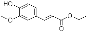 反式-阿魏酸乙酯分子结构 (CAS 28028-62-8)