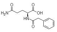 N2-(2-Phenylacetyl)-L-glutamine molecular structure (CAS 28047-15-6)