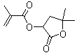 2-甲基-2-丙烯酸 四氢-5,5-二甲基-2-氧代-3-呋喃基酯分子结构 (CAS 280552-09-2)