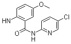 2-Amino-N-(5-chloro-2-pyridinyl)-5-methoxybenzamide molecular structure (CAS 280773-17-3)
