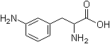 3-氨基-DL-苯丙氨酸分子结构 (CAS 28101-74-8)