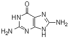 structure of CAS# 28128-41-8, 8-Aminoguanine;2,8-Diamino-1,7-dihydro-6H-purin-6-one