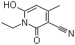 1-Ethyl-6-hydroxy-4-methyl-2-oxo-1,2-dihydropyridine-3-carbonitrile molecular structure (CAS 28141-13-1)