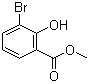 structure of CAS# 28165-45-9, 3-Bromo-2-hydroxybenzoic acid methyl ester;Methyl 3-bromosalicylate
