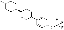 4-[反式-4-(反式-4-甲基环己基)环己基]-1-三氟甲氧基苯分子结构 (CAS 281680-32-8)