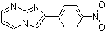 2-(4-硝基苯基)咪唑并[1,2-a]嘧啶分子结构 (CAS 28266-96-8)