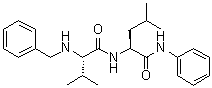 N-(Phenylmethyl)-L-valyl-N-phenyl-L-leucinamide molecular structure (CAS 282726-49-2)