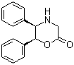 (5R,6S)-5,6-Diphenyl-2-morpholinone molecular structure (CAS 282735-66-4)