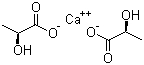 Calcium L-lactate molecular structure (CAS 28305-25-1)