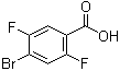 4-Bromo-2,5-difluorobenzoic acid molecular structure (CAS 28314-82-1)