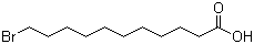structure of CAS# 2834-05-1, 11-Bromoundecanoic acid