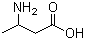 structure of CAS# 2835-82-7, DL-3-Aminobutyric acid;DL-3-Amino-n-butyric acid