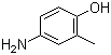 结构式 CAS# 2835-96-3, 2-甲基-4-氨基苯酚; 4-氨基邻甲酚