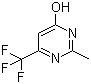 2-甲基-6-三氟甲基-4-羟基嘧啶分子结构 (CAS 2836-44-4)