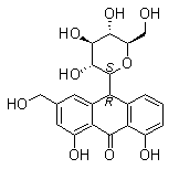 结构式 CAS# 28371-16-6, 芦荟甙 B