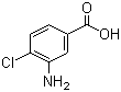 3-Amino-4-chlorobenzoic acid molecular structure (CAS 2840-28-0)