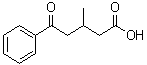 4-Benzoyl-3-methylbutyric acid molecular structure (CAS 2840-61-1)