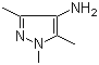 1,3,5-Trimethyl-1H-pyrazol-4-amine molecular structure (CAS 28466-21-9)