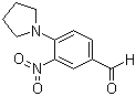 3-Nitro-4-(1-pyrrolidino)benzaldehyde molecular structure (CAS 284679-97-6)