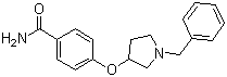 4-(1-Benzylpyrrolidin-3-yloxy)benzamide molecular structure (CAS 28506-17-4)